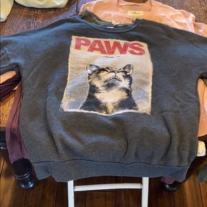 PAWS SWEATSHIRT! so cute!